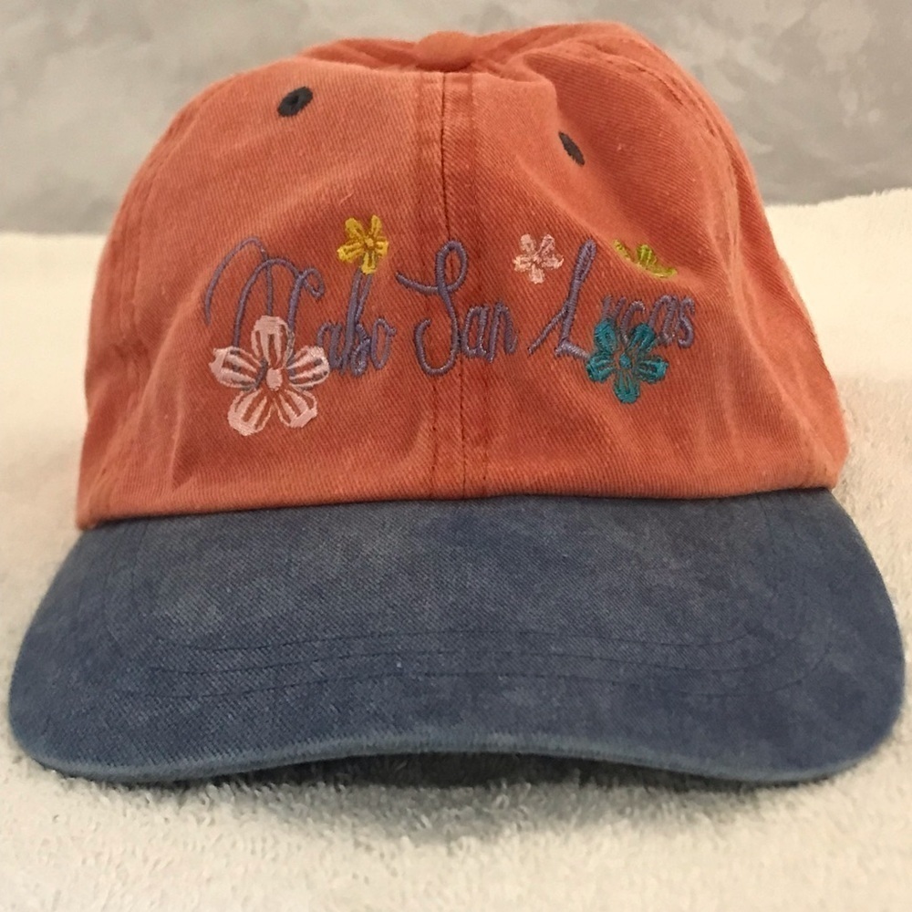 dKps for Cabo San Lucas Pink & Grey Adjustable Travel & Beach Baseball Cap